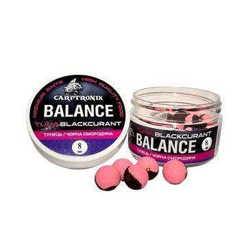 Насадкові бойли Balance Тунець/Чорна Смородина 8mm CTBATBB8 фото