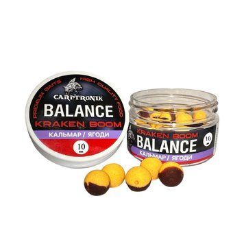 Насадкові бойли Balance Кальмар-Восьменіг/Ягода (Kraken BOOM) 10mm CTBAKBM10 фото