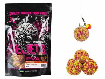 Готові ПВА стіки Lazy PVA Stick-Pellets (MIX Фруктовий) 15шт CTPVAFR фото