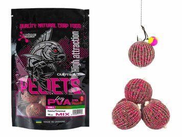 Готові ПВА стіки Lazy PVA Stick-Pellets Криль/Полуниця 15шт CTPVAKRSTR фото