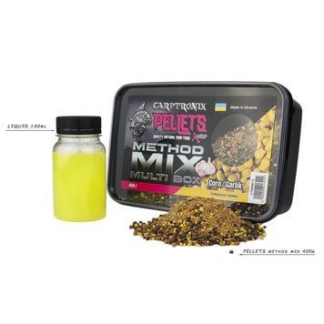 Пелетс Multi BOX Метод Мікс + Ліквід (Кукурудза/Часник) CTMMBCG фото